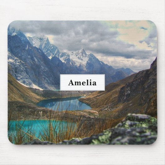 Schilderachtig Alpenbergen Foto Muismat (Voorkant)