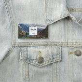 Schilderachtig Alpenbergen Foto Naamplaatje (In situ)