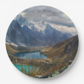 Schilderachtig Alpenbergen Foto Papieren Bordje (Voorkant)