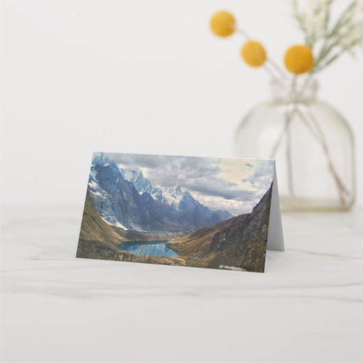 Schilderachtig Alpenbergen Foto Plaatskaartje (Achterkant)