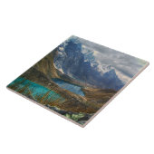 Schilderachtig Alpenbergen Foto Tegeltje (Zijkant)