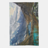 Schilderachtig Alpenbergen Foto Theedoek (Verticaal)