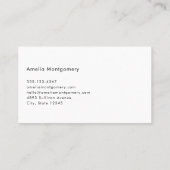 Schilderachtig Alpenbergen Foto Visitekaartje (Achterkant)