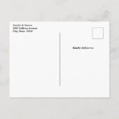 Schilderachtig Alpenbergen Fotobruiloft Aankondigingskaart (Achterkant)