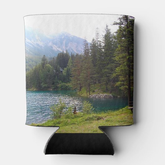 Schilderachtig Alpenbossen en meer Blikjeskoeler (Achterkant)