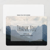 Schilderachtig alpiene bergen Natuur Foto bedankt (Voorkant / Achterkant)