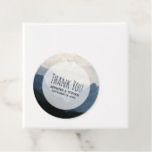 Schilderachtig alpiene Natuur Foto bruiloft Bedankjes Labels (In situ)