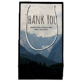 Schilderachtig Alpine Mountains Natuur Photo Busin Klein Cadeauzakje (Voorkant)