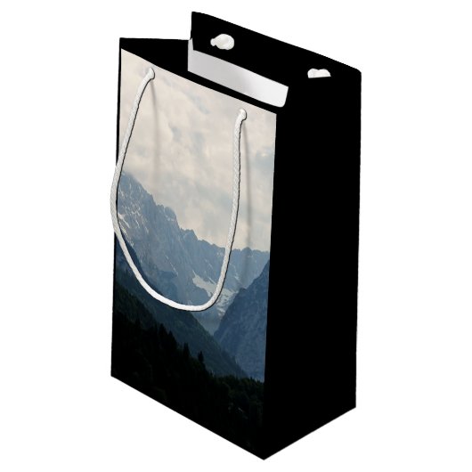 Schilderachtig Alpine Mountains Natuur Photo Busin Klein Cadeauzakje (Achterkant Gekanteld)