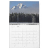 Schilderachtig Amerikaans West Kalender (Jan 2027)