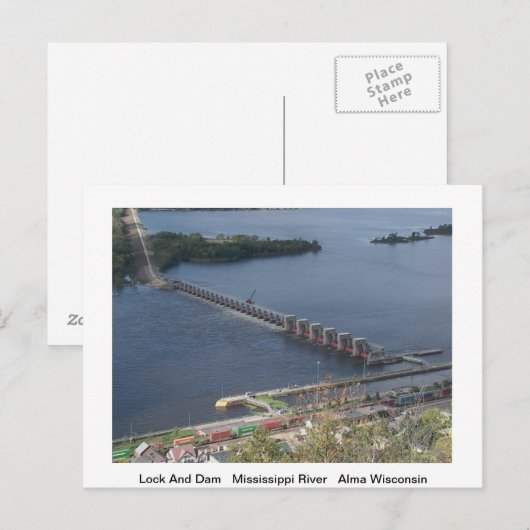 Schilderachtig Amerikaanse postkaart (Voorkant / Achterkant)