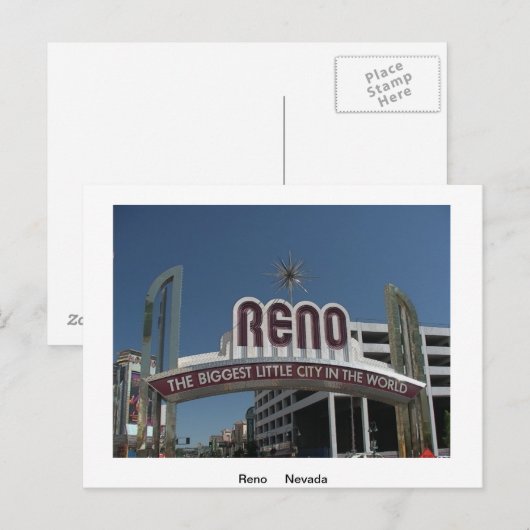 Schilderachtig Amerikaanse postkaart (Voorkant / Achterkant)