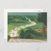  Schilderachtig Amerikaanse snelwegen, autoweg Briefkaart (Voorkant / Achterkant)