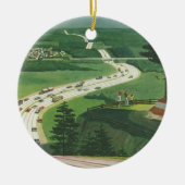  Schilderachtig Amerikaanse snelwegen, autoweg Keramisch Ornament (Voorkant)