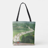 Schilderachtig Amerikaanse snelwegen, autoweg Tote Bag (Achterkant)