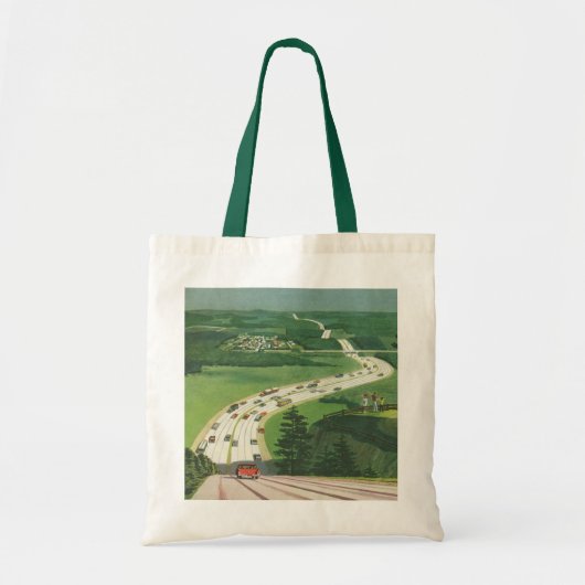  Schilderachtig Amerikaanse snelwegen, autoweg Tote Bag (Voorkant)