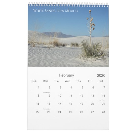 Schilderachtig Amerika's Nationale Parken Kalender (Feb 2026)