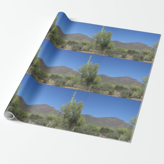 Schilderachtig Apache Trail Cadeaupapier (Uitgerold)