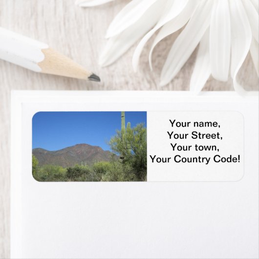 Schilderachtig Apache Trail Etiket (Insitu)