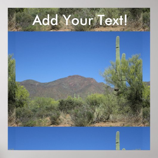 Schilderachtig Apache Trail Poster (Voorkant)