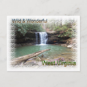 Schilderachtig Appalachian Waterfall Briefkaart