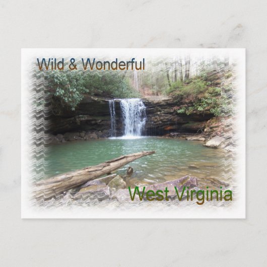 Schilderachtig Appalachian Waterfall Briefkaart (Voorkant)