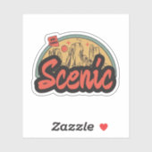 Schilderachtig, Arizona Sticker (Vel)