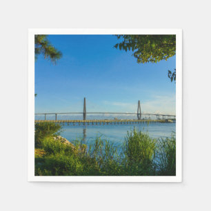 Schilderachtig Arthur Ravenel Bridge Servet