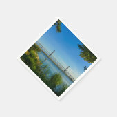 Schilderachtig Arthur Ravenel Bridge Servet (Hoek)
