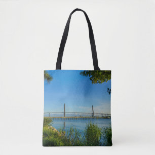 Schilderachtig Arthur Ravenel Bridge Tote Bag