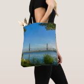 Schilderachtig Arthur Ravenel Bridge Tote Bag (Dichtbij)