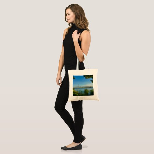 Schilderachtig Arthur Ravenel Bridge Tote Bag (Voorkant (model))