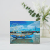 Schilderachtig Atlantic City Boardwalk Briefkaart (Staand voorkant)