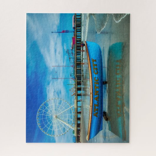Schilderachtig Atlantic City Boardwalk Legpuzzel (Verticaal)