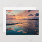 Schilderachtig Beach Art Ocean Afbeeldingen Fotogr Briefkaart (Voorkant / Achterkant)