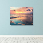 Schilderachtig Beach Art Ocean Afbeeldingen Fotogr Canvas Afdruk (Insitu (Houten vloer))