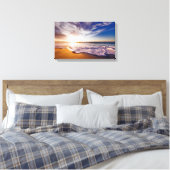 Schilderachtig Beach Art Ocean Afbeeldingen Fotogr Canvas Afdruk (Insitu (Slaapkamer))