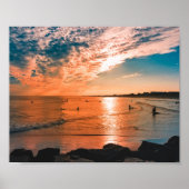 Schilderachtig Beach Art Ocean Afbeeldingen Fotogr Poster (Voorkant)