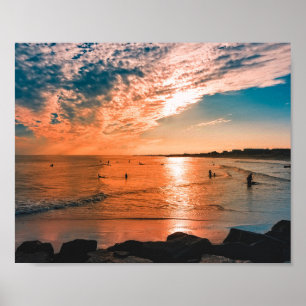Schilderachtig Beach Art Ocean Afbeeldingen Fotogr Poster