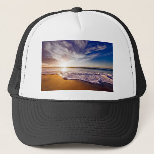 Schilderachtig Beach Art Ocean Afbeeldingen Fotogr Trucker Pet