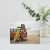Schilderachtig Beach Art Summer Vacation Beach Im Briefkaart (Staand voorkant)