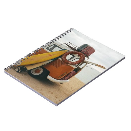 Schilderachtig Beach Art Summer Vacation  Beach Im Notitieboek (Linkerzijde)