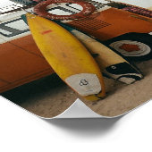 Schilderachtig Beach Art Summer Vacation Beach Im Poster (Hoek)