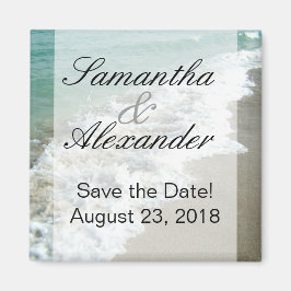 Schilderachtig Beach Destination Wedding Save the  Magneet