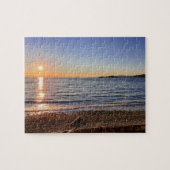 Schilderachtig Beach Sunset Foto Jigzaag Puzzle Legpuzzel (Horizontaal)