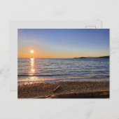 Schilderachtig Beach Sunset Photo Briefkaart (Voorkant / Achterkant)