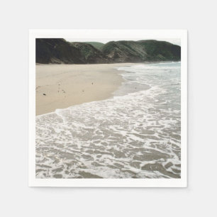Schilderachtig Beach Weddenschap Paper Napkins Servet