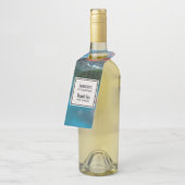 Schilderachtig berg- en meer-landschapsfoto flessenhanger (Schuin)