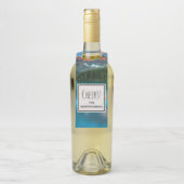 Schilderachtig berg- en meer-landschapsfoto flessenhanger (Op fles)