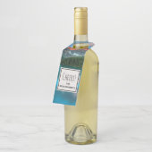 Schilderachtig berg- en meer-landschapsfoto flessenhanger (Schuin)